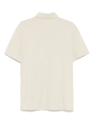 Tシャツ・カットソー DONDUP SS25 POLO SHIRT (UT122 M00699U PTR 632) Regular-fit polo shirt in cotton crepe for men, white | Dondup
