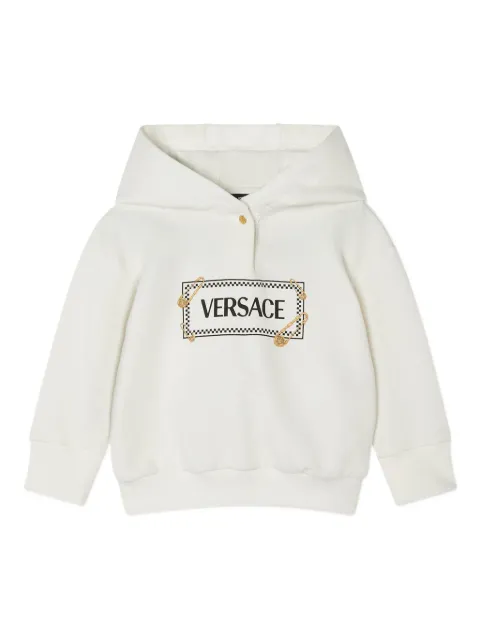 Versace Kids logo-print hoodie