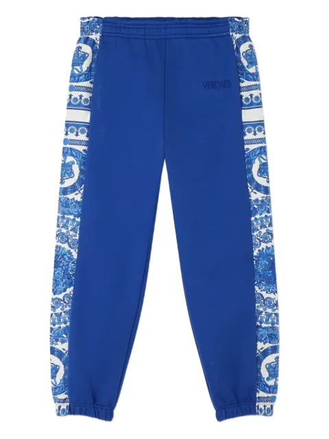 Versace Kids بنطال رياضي بأجزاء باروك مخيوطة