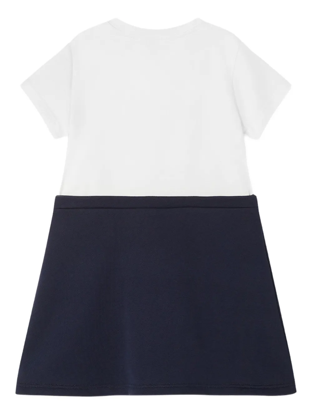 Versace Kids Jurk met logoplakkaat Wit