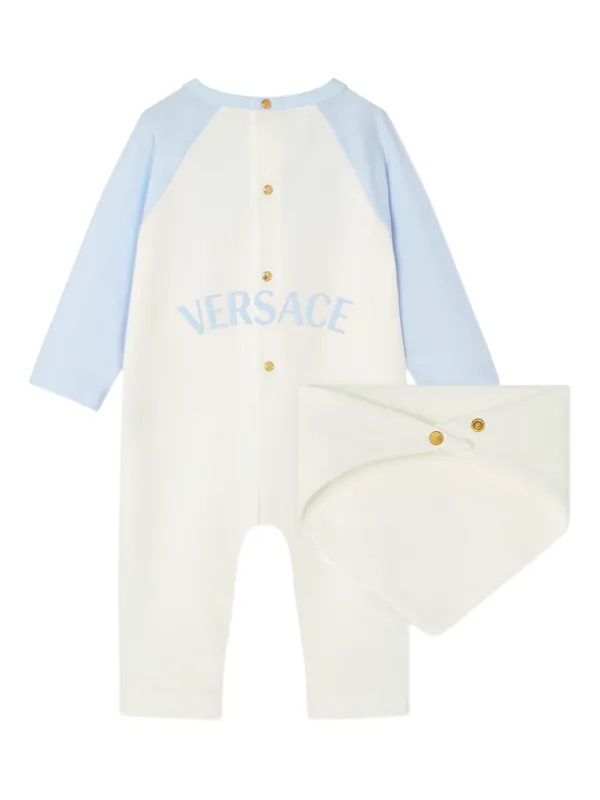 Versace Kids Set Neonato Con Stampa Medusa Blu FARFETCH IT