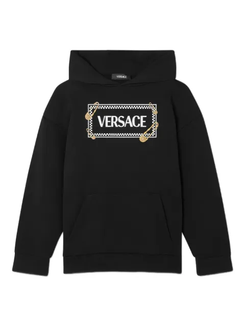 Versace Kids هودي بطبعة شعار الماركة