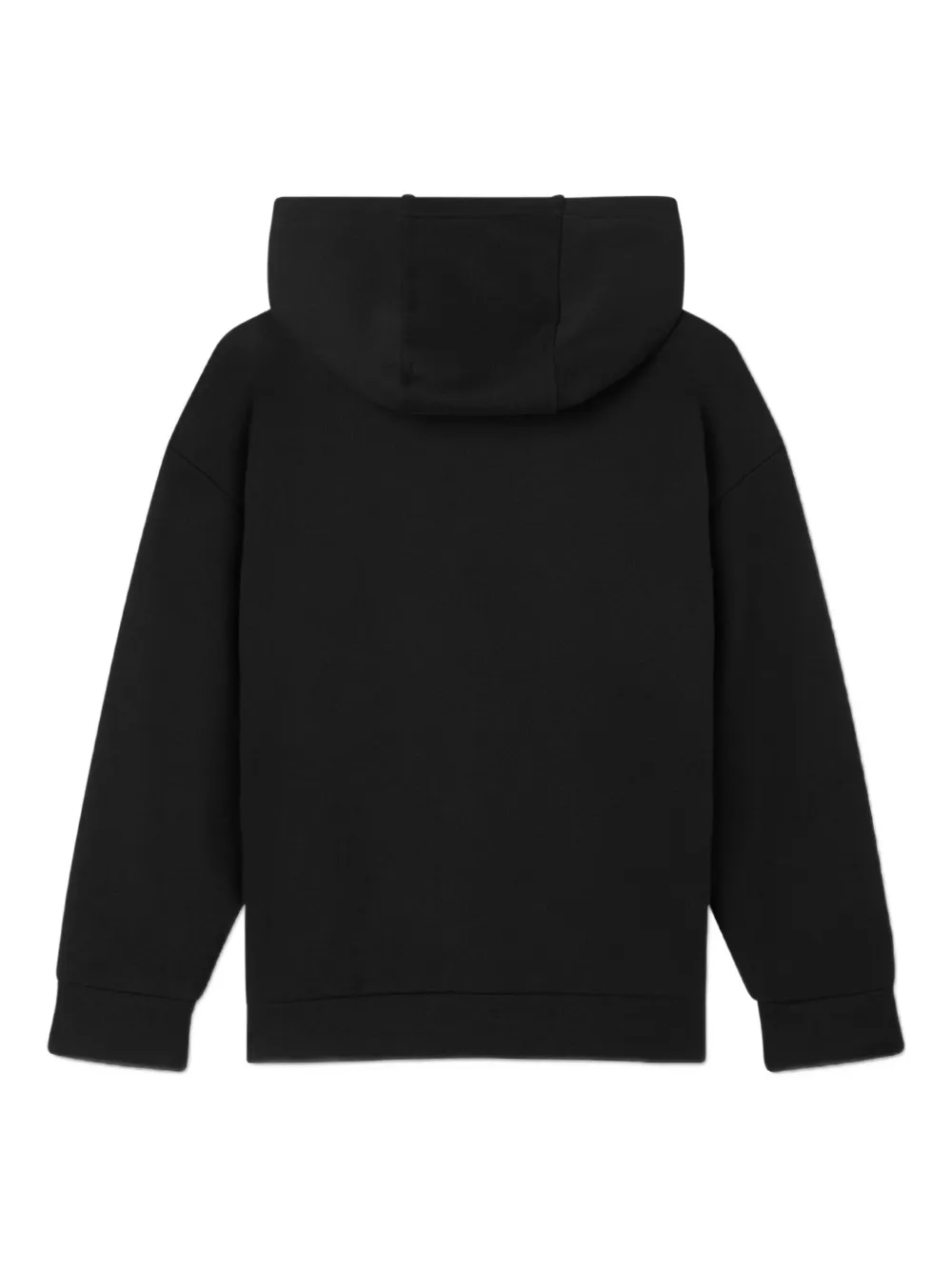 Versace Kids Hoodie met logoprint Zwart