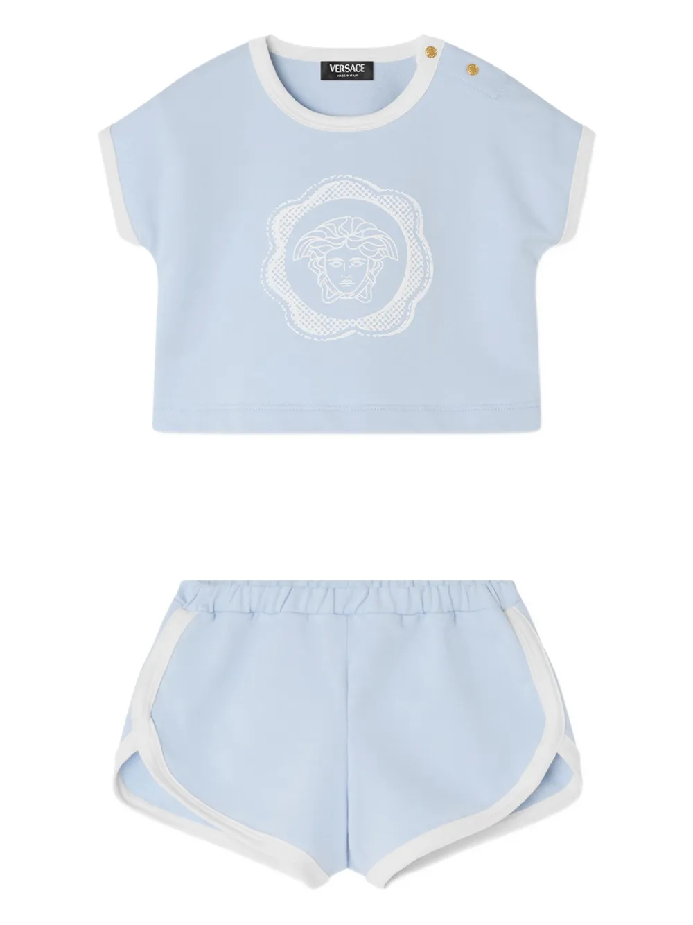 Versace Babies' Medusa-print Shorts Set