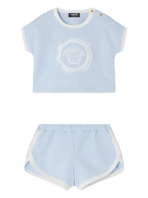 Versace Kids Medusa-print shorts set