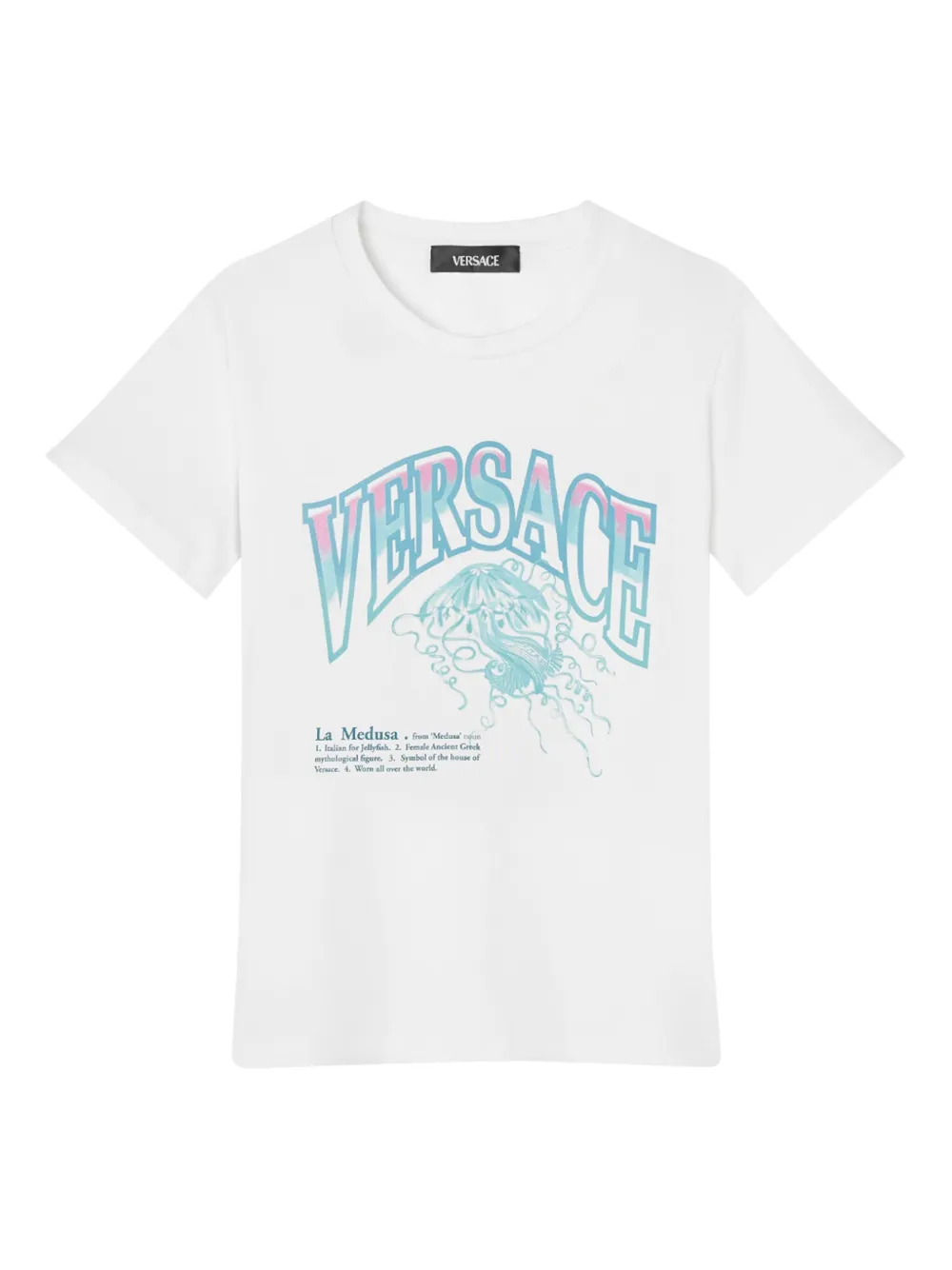 Versace Kids La Medusa T-shirt Wit