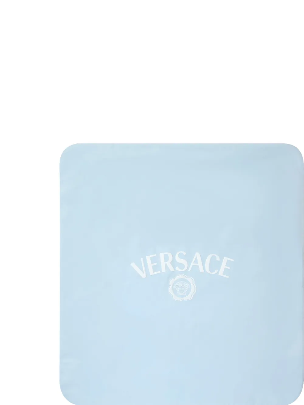 Versace Kids Deken verfraaid met logo Blauw