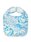 Versace Kids Underwater Barocco bib - White
