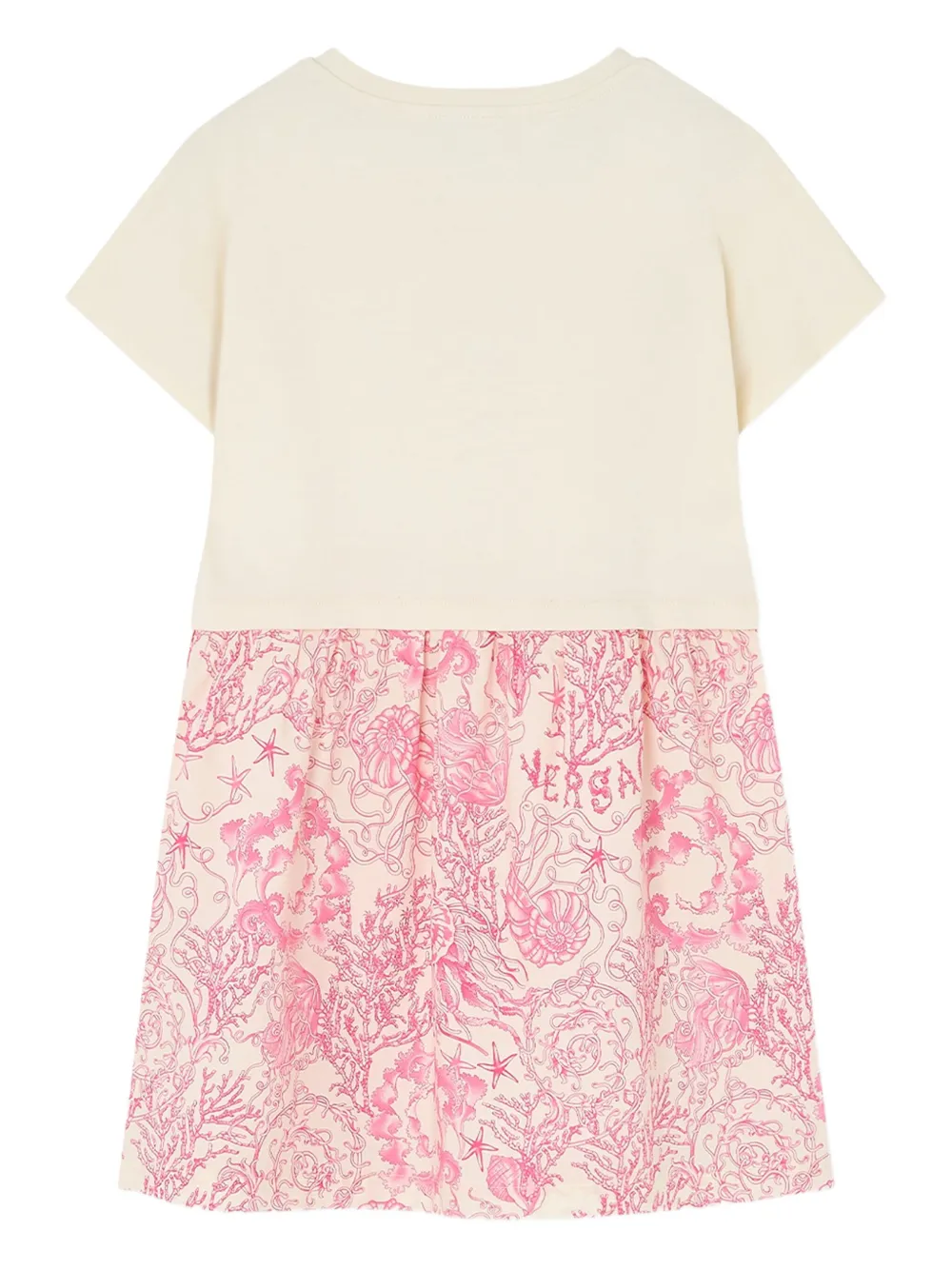 Versace Kids Underwater Barocco T-shirt dress | Girls Casual Dresses | Image 2