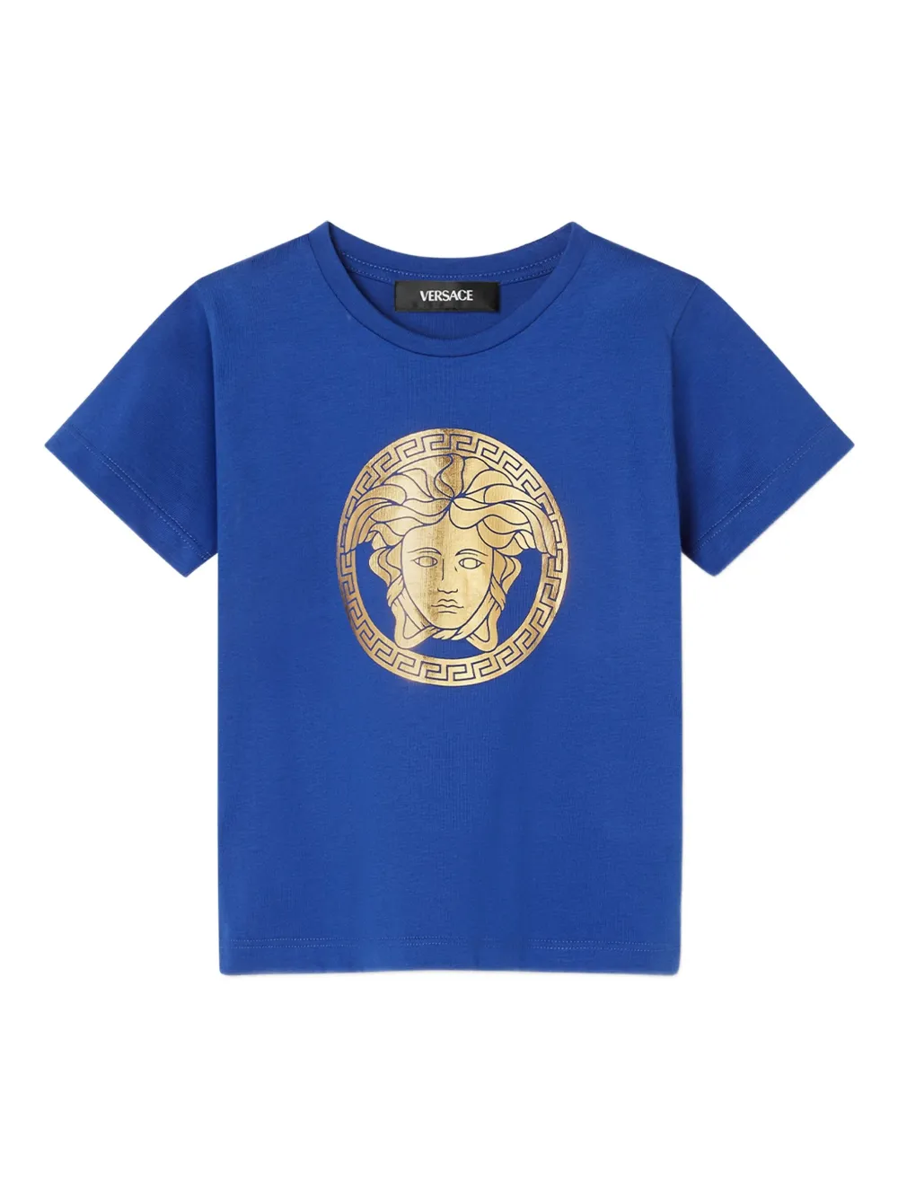 Versace Kids medusa-logo T-shirt | Blue | Image 1