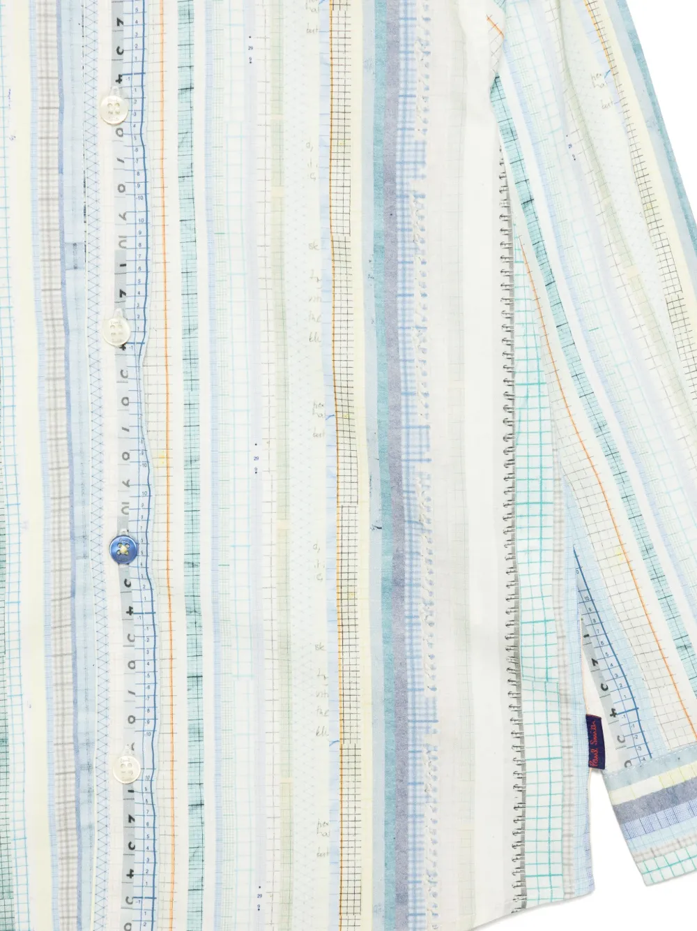 Paul Smith Junior Shirt met patroon Blauw
