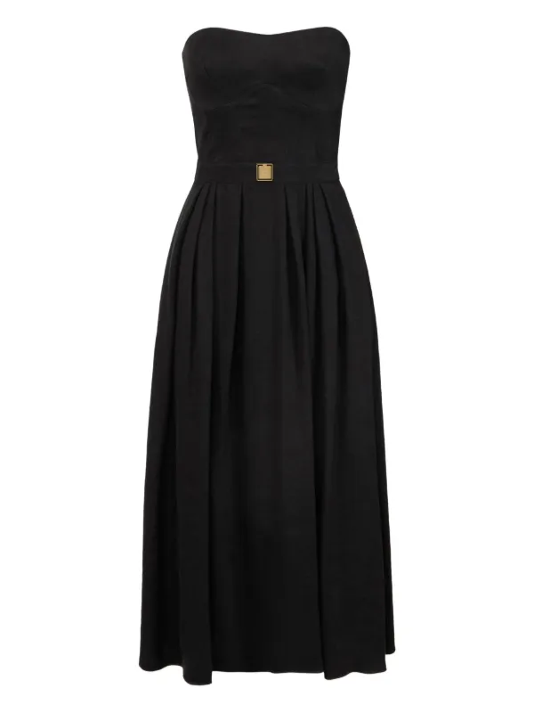 パーティードレス Elisabetta Franchi Soft Pleated Evening Dress 30693711_59543077_600.jpg