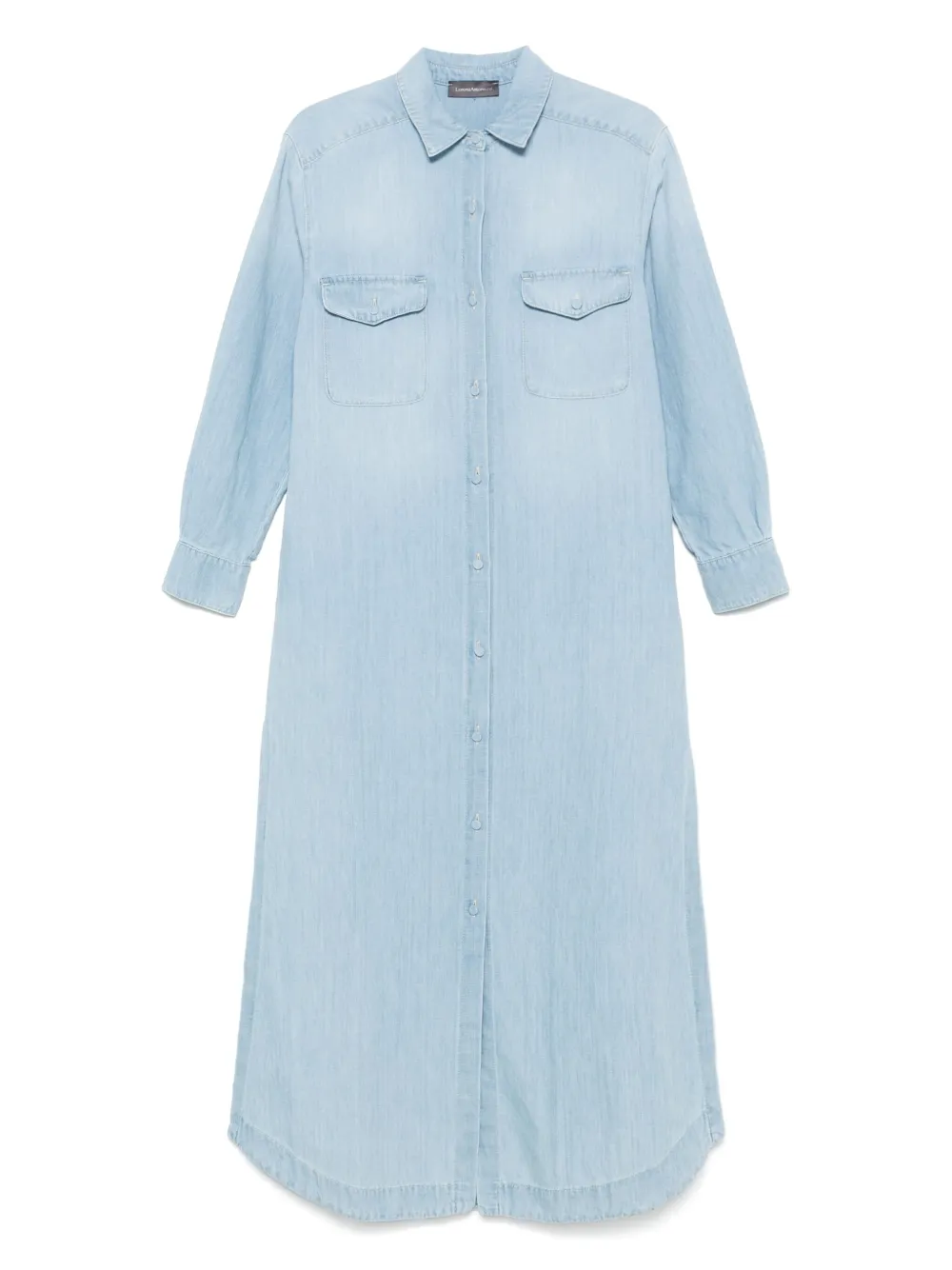 Lorena Antoniazzi Denim maxi-jurk Blauw