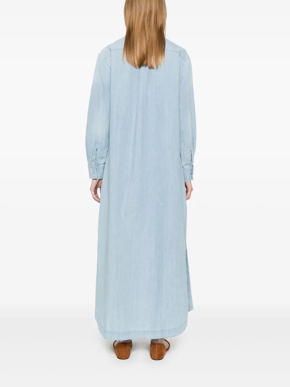 Lorena Antoniazzi Denim maxi-jurk Blauw