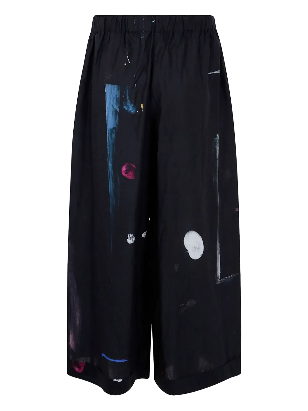 Daniela Gregis abstract-pattern trousers | Cropped Trousers | Image 2