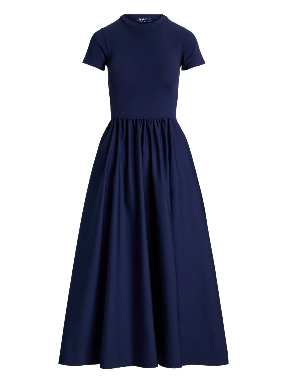 Polo Ralph Lauren Vanilla geplooide maxi-jurk Blauw