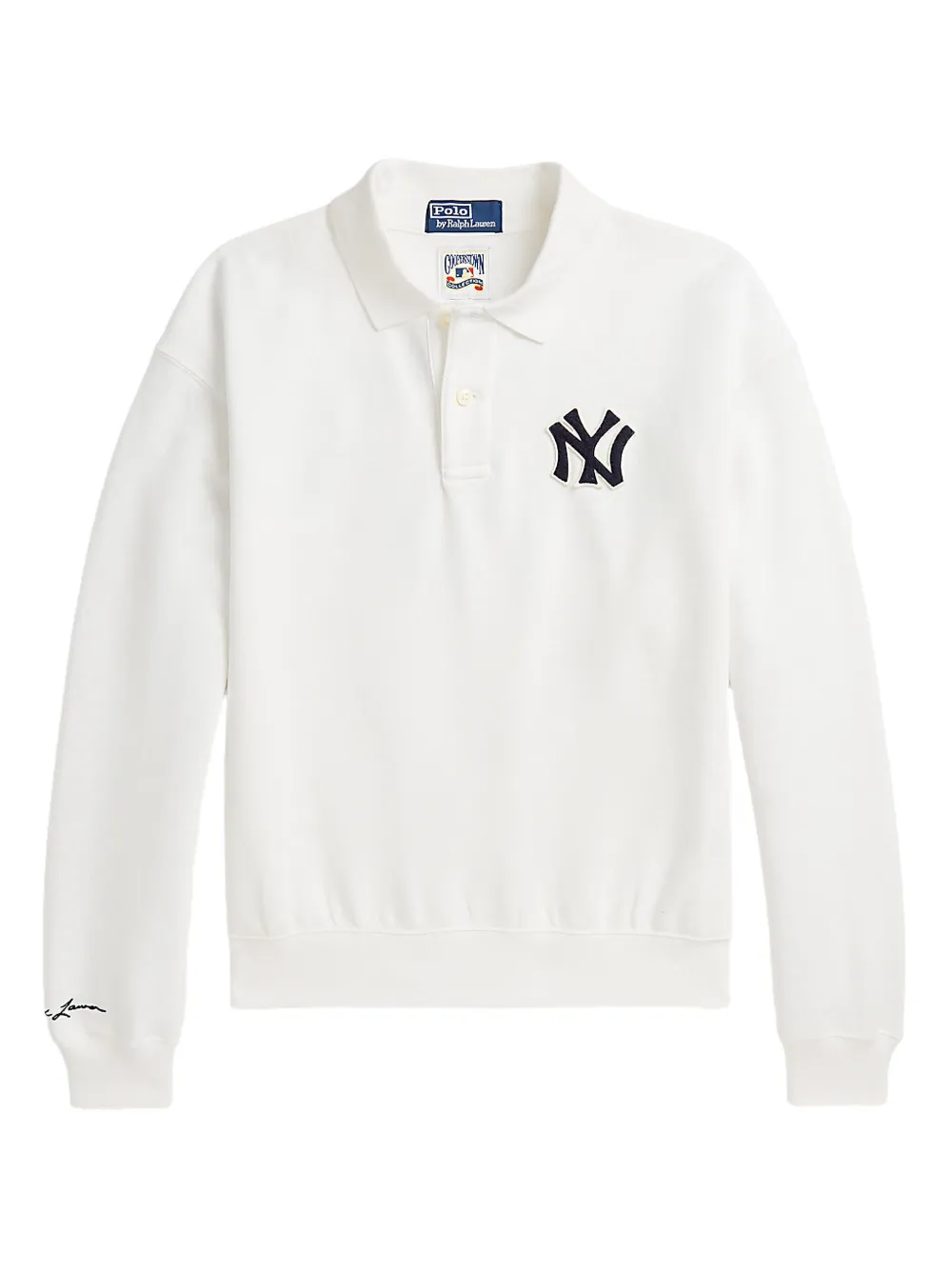 x New York Yankees logo-appliqué sweatshirt
