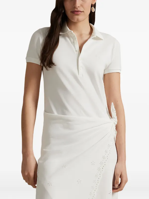 Polo Ralph Lauren Polo Shirt Maxi Dress | White | FARFETCH