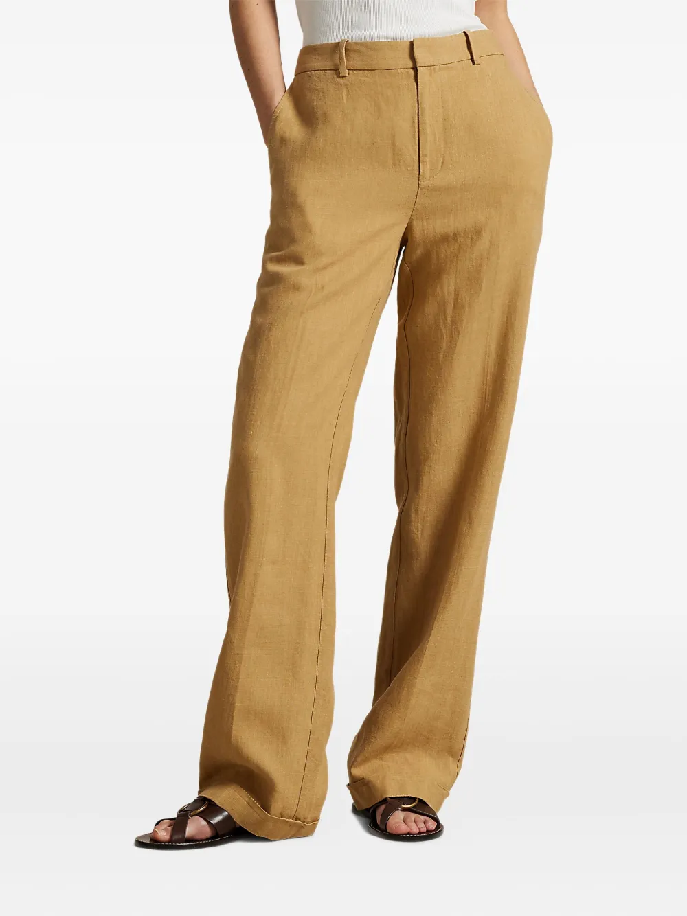 Polo Ralph Lauren Linnen broek Beige