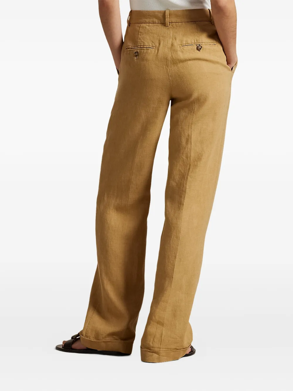 Polo Ralph Lauren Linnen broek Beige