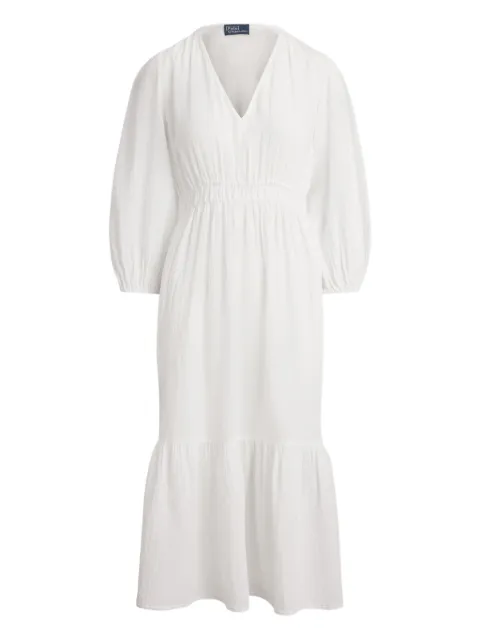 Polo Ralph Lauren V-neck tiered dress