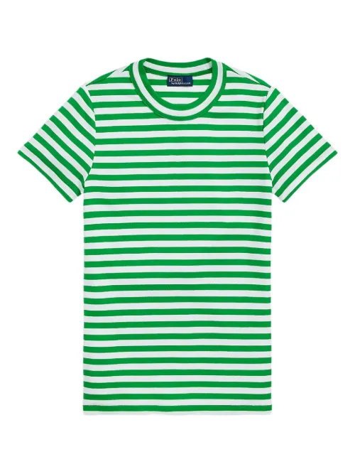 T-shirt à col rayé - Polo Ralph Lauren - Modalova