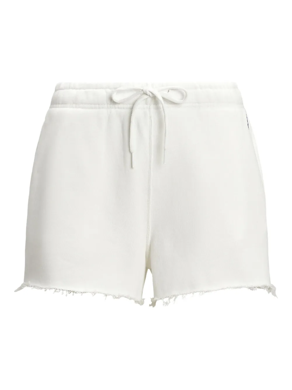 Polo Ralph Lauren Gerafelde spijkershorts Wit