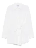 MSGM tied mini dress - White