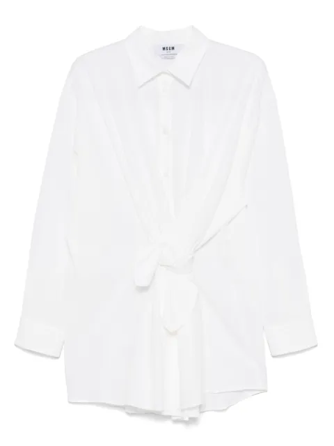 MSGM tied mini dress