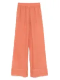 Fisico slub-textured trousers - Brown