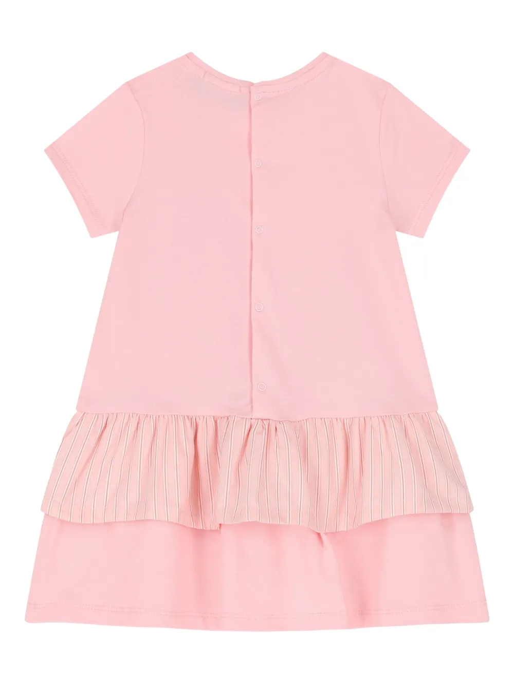 Aigner Kids T-shirtjurk met ruches - Roze