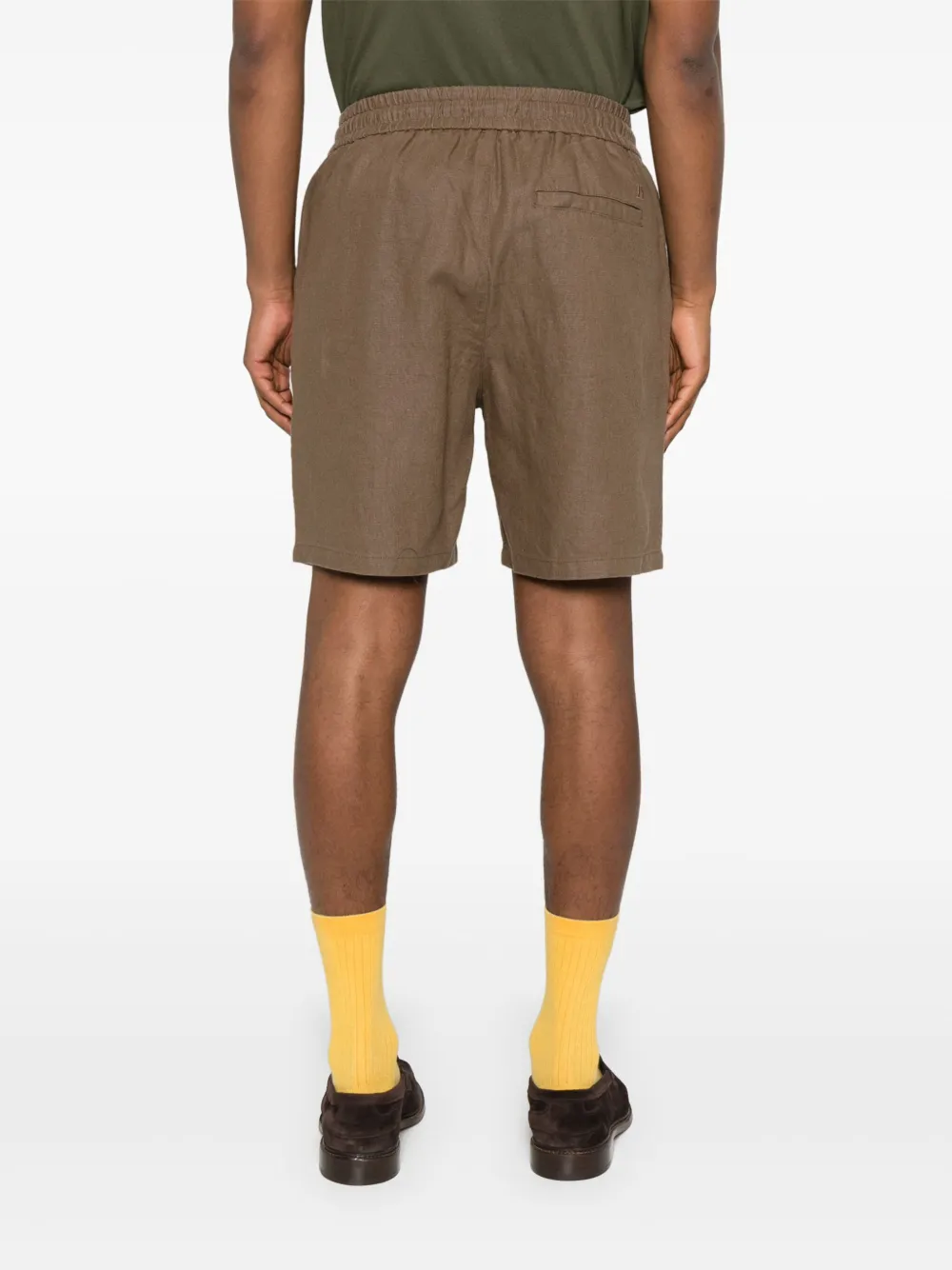 Les Deux Shorts met trekkoord Bruin