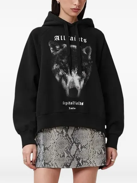 AllSaints wolf-print hoodie