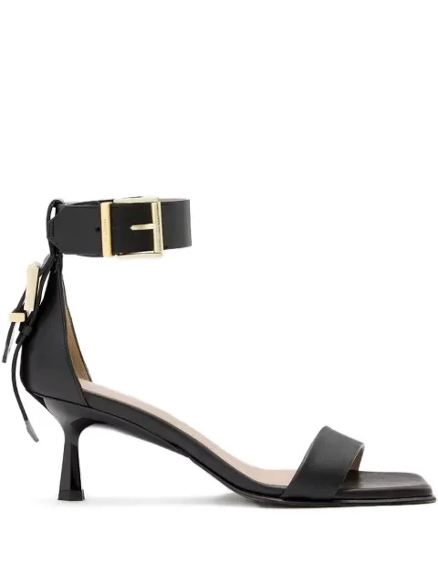 AllSaints zapatillas de piel con tacón de 60mm