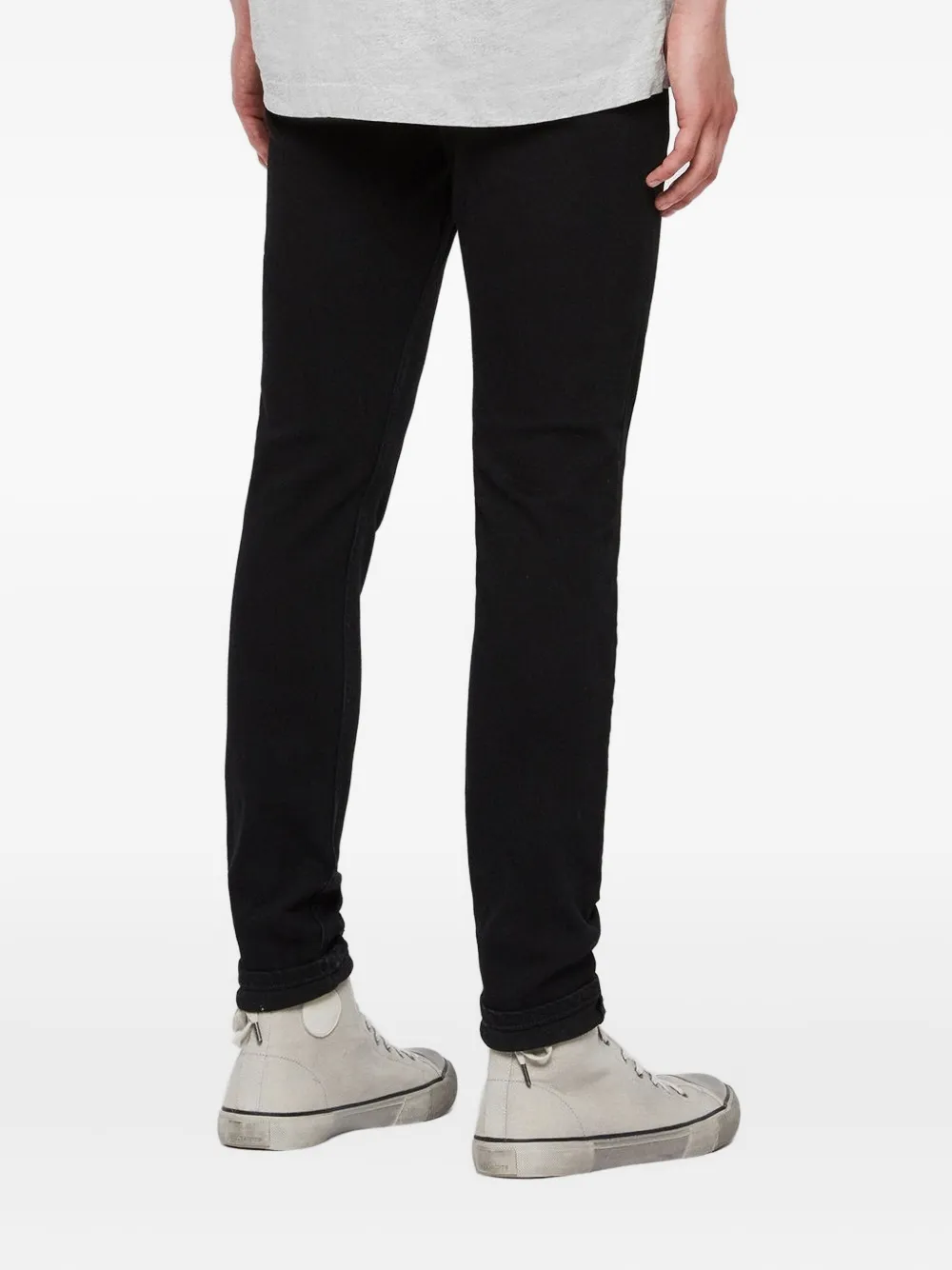 AllSaints Jeans met patch Zwart