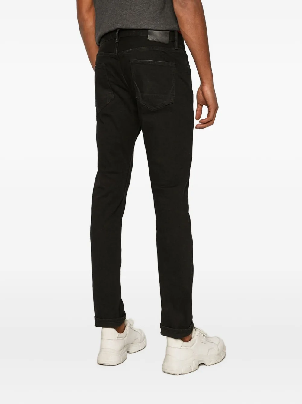 AllSaints Jeans met patch Zwart