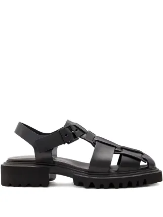 AllSaints Tess Chunky レザーサンダル | ブラック | FARFETCH JP