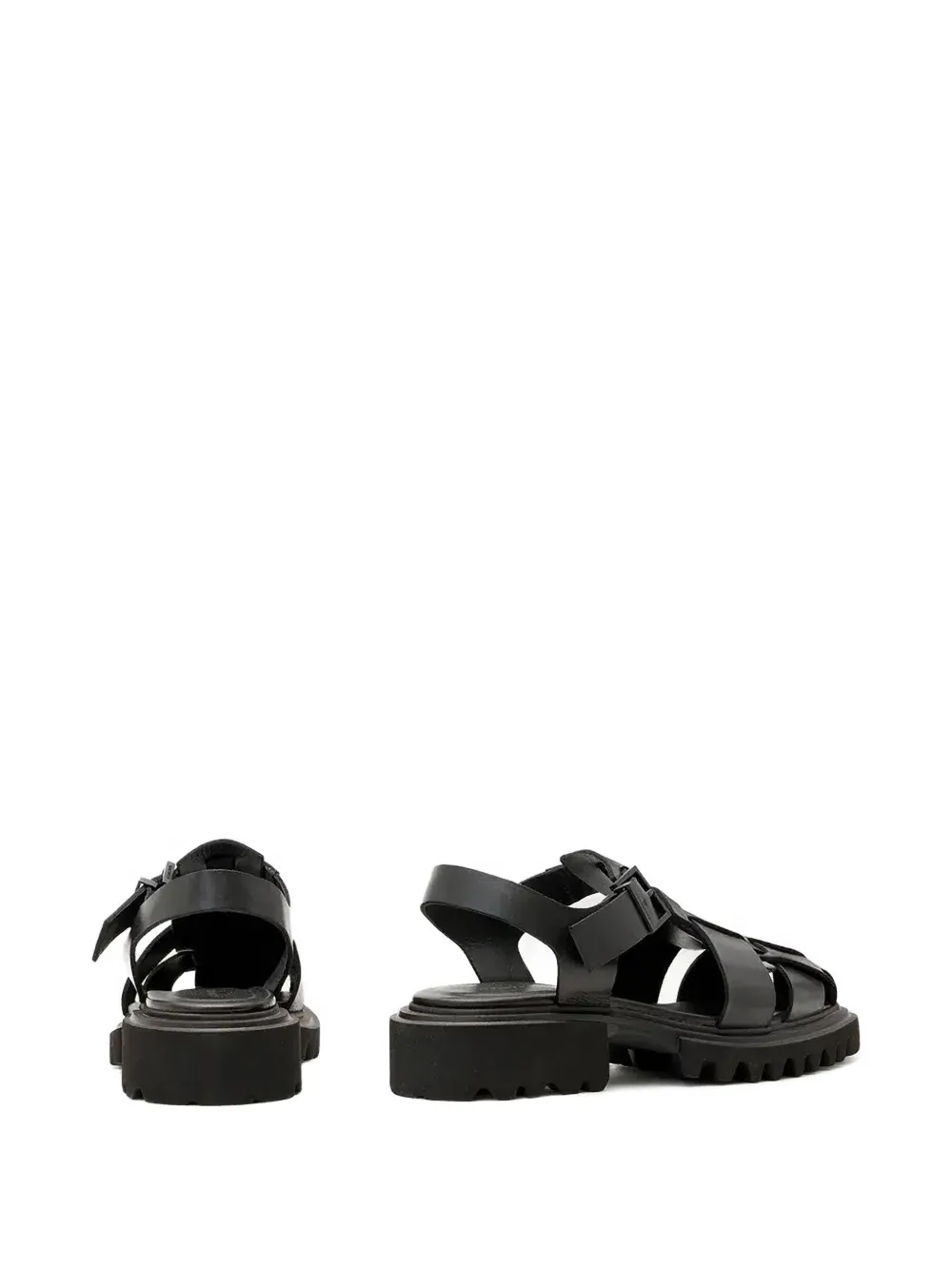 AllSaints Tess Chunky leather sandals Black