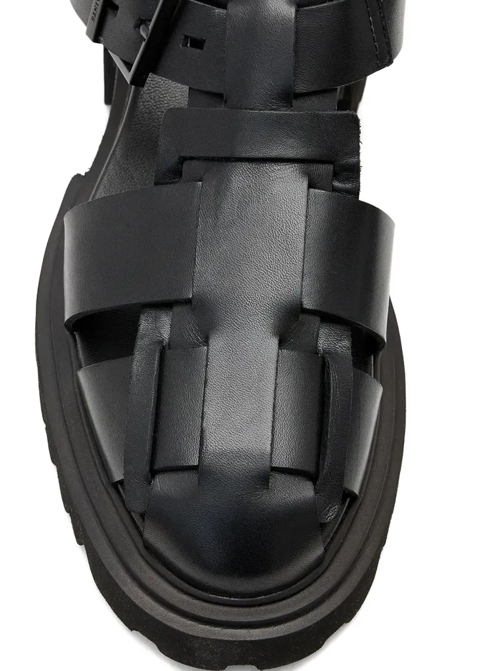 AllSaints Tess Chunky leather sandals Black