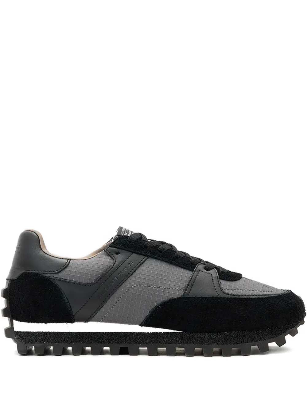 AllSaints logo-patch sneakers | Grey | Image 1