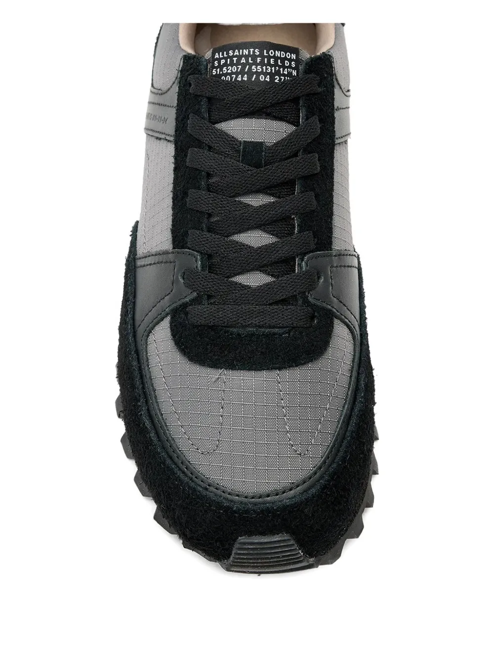 AllSaints Sneakers met logopatch Grijs