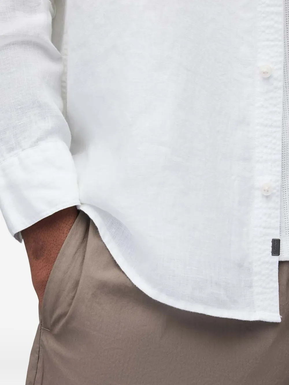 AllSaints Overhemd met lange mouwen Wit