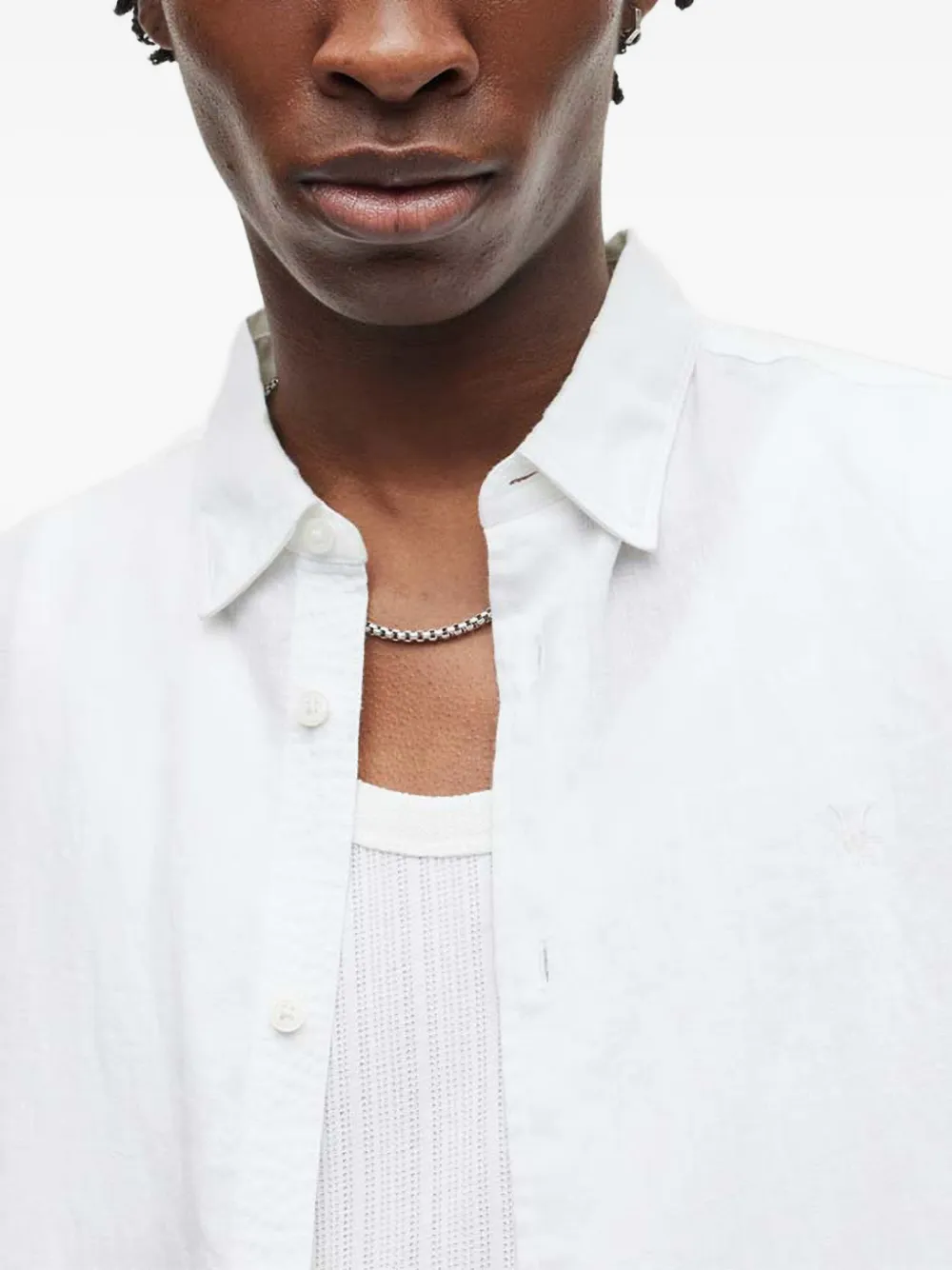 AllSaints Overhemd met lange mouwen Wit