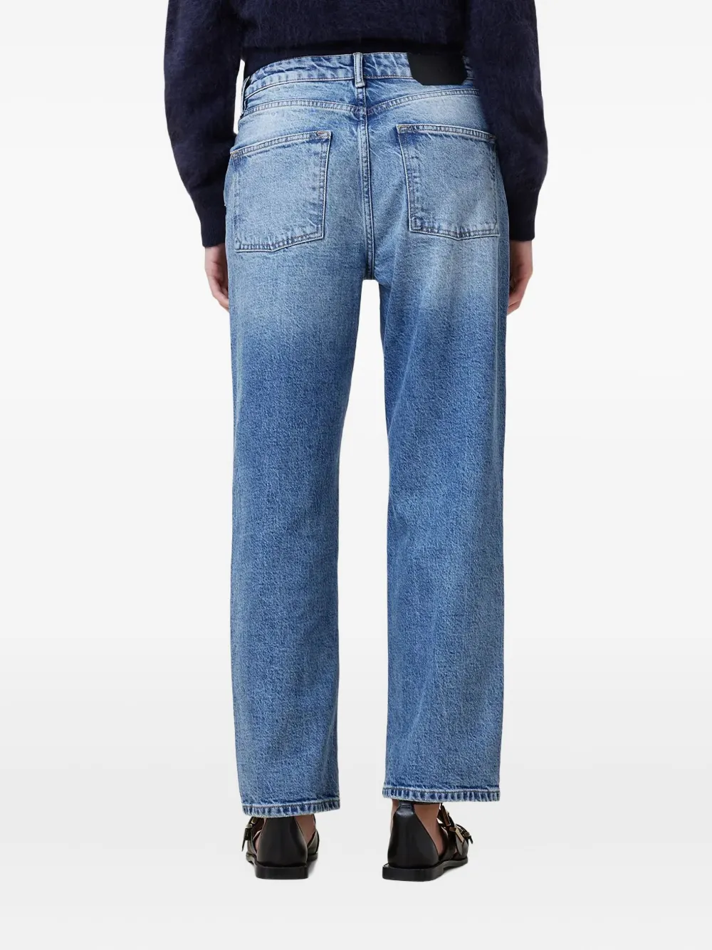 AllSaints Ida jeans met lichte wassing Blauw