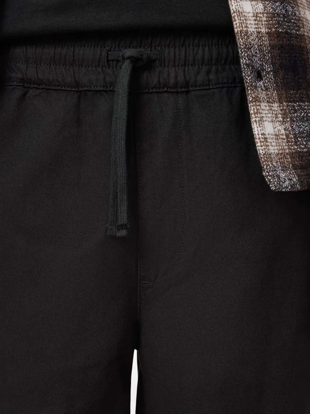 AllSaints Hanbury broek met trekkoordtaille Zwart