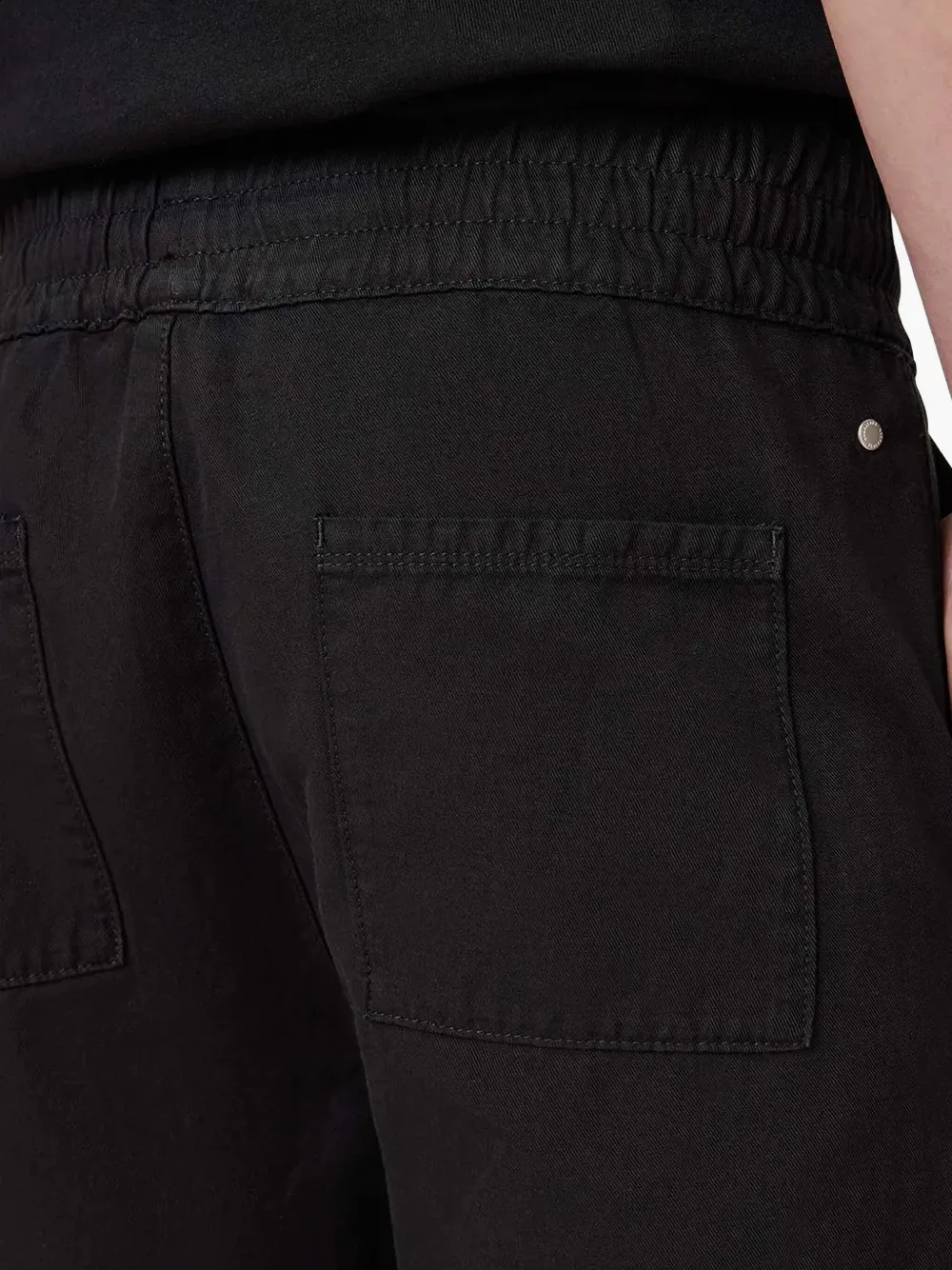 AllSaints Hanbury broek met trekkoordtaille Zwart