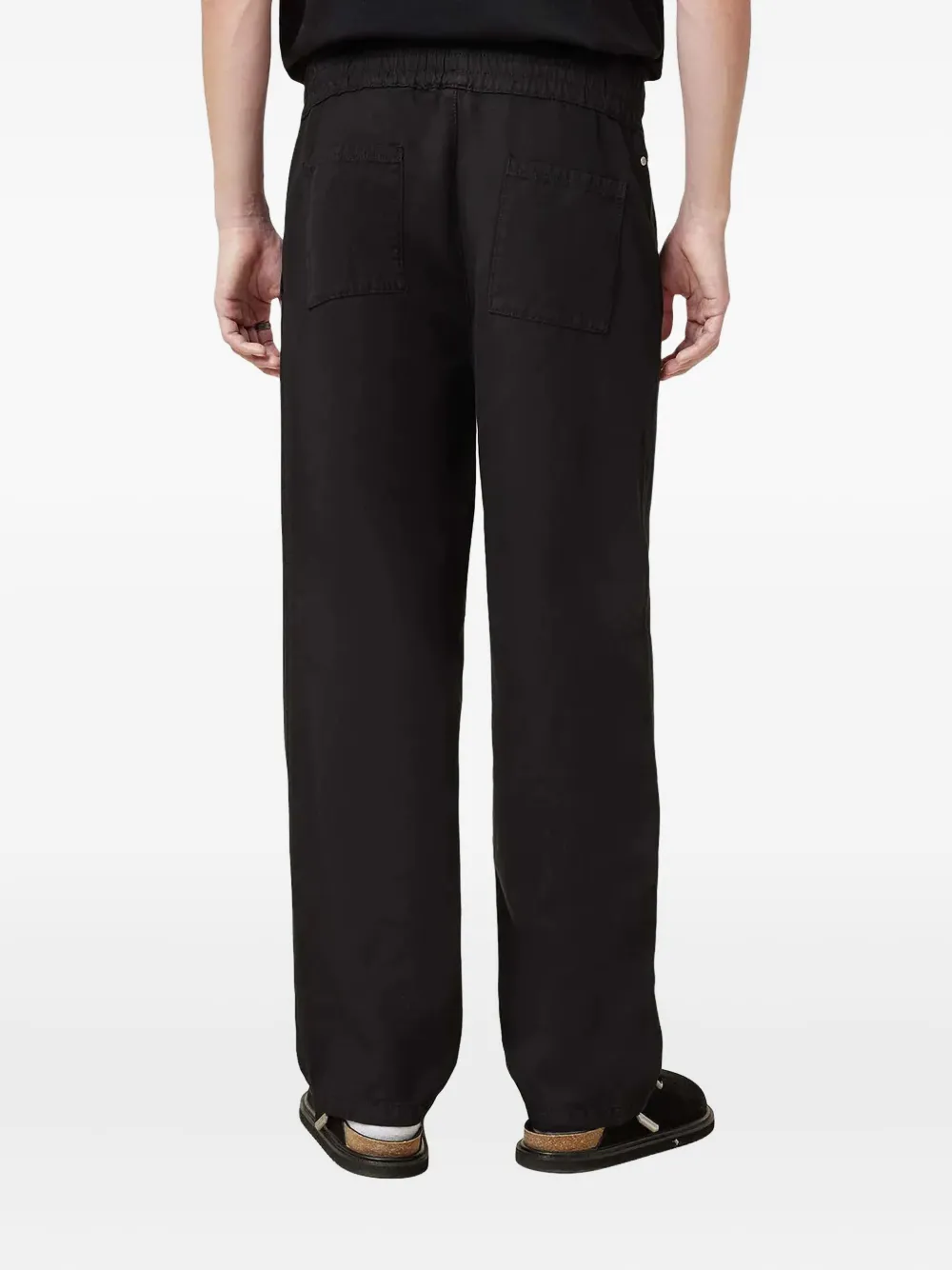 AllSaints Hanbury broek met trekkoordtaille Zwart