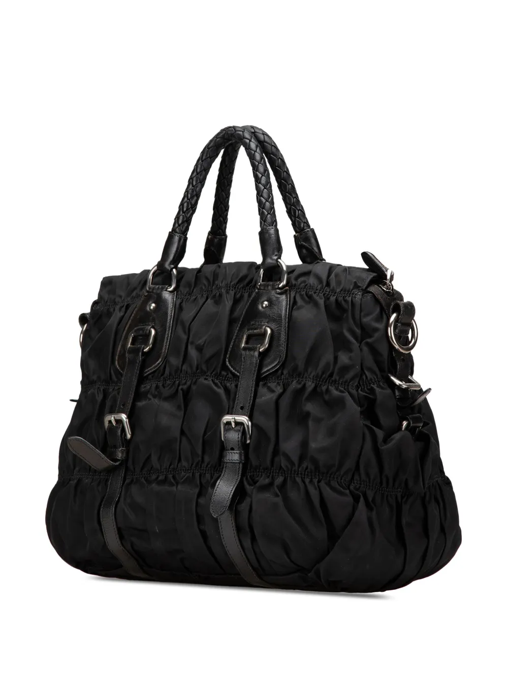 Prada Pre-Owned 2013-2024 Tessuto Gaufre satchel | Pre-Owned | Image 2