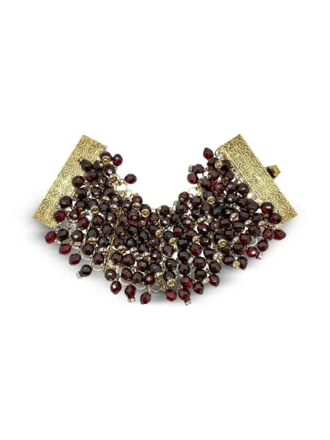 Jennifer Gibson Jewellery 1940s Ruby Droplet cuff bracelet