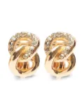 Christian Dior Pre-Owned 1990-2015 rhinestone-embellished earrings - Gold